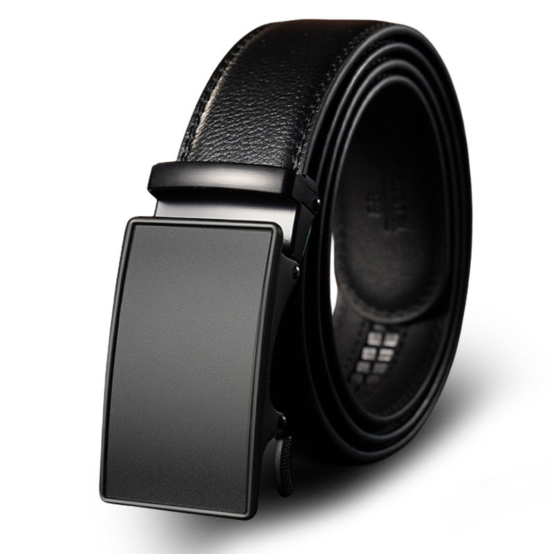 Men's Premium Leather Belt with Automatic Buckle