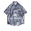 Retro Printed Casual Shirt for Men