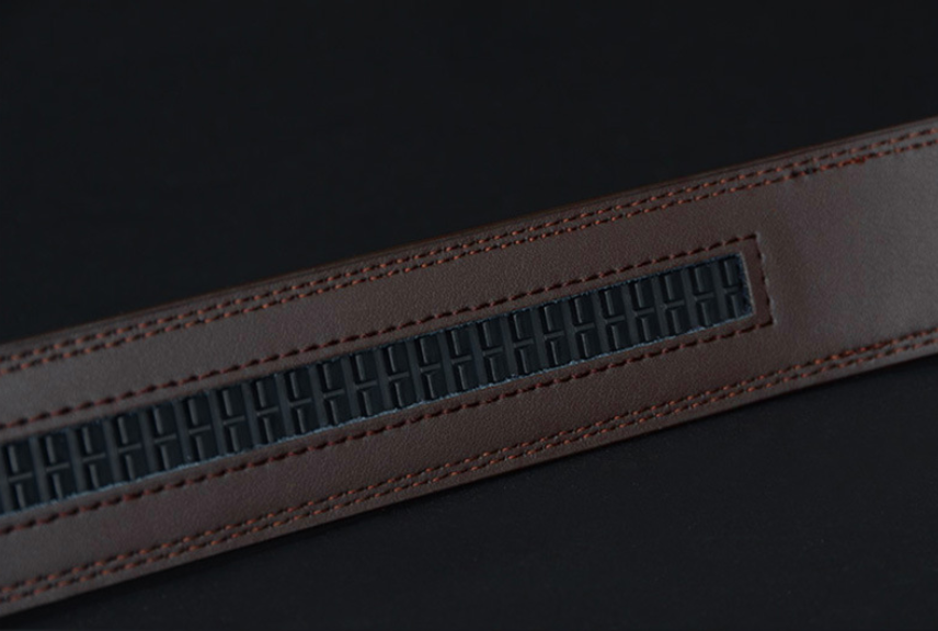 Men's Genuine Leather Automatic Buckle Belt