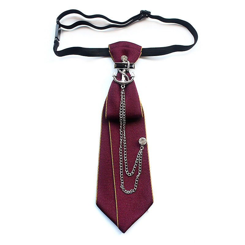 Men's Bow Tie & Fashionable Unisex Tie Accessory 6x21cm