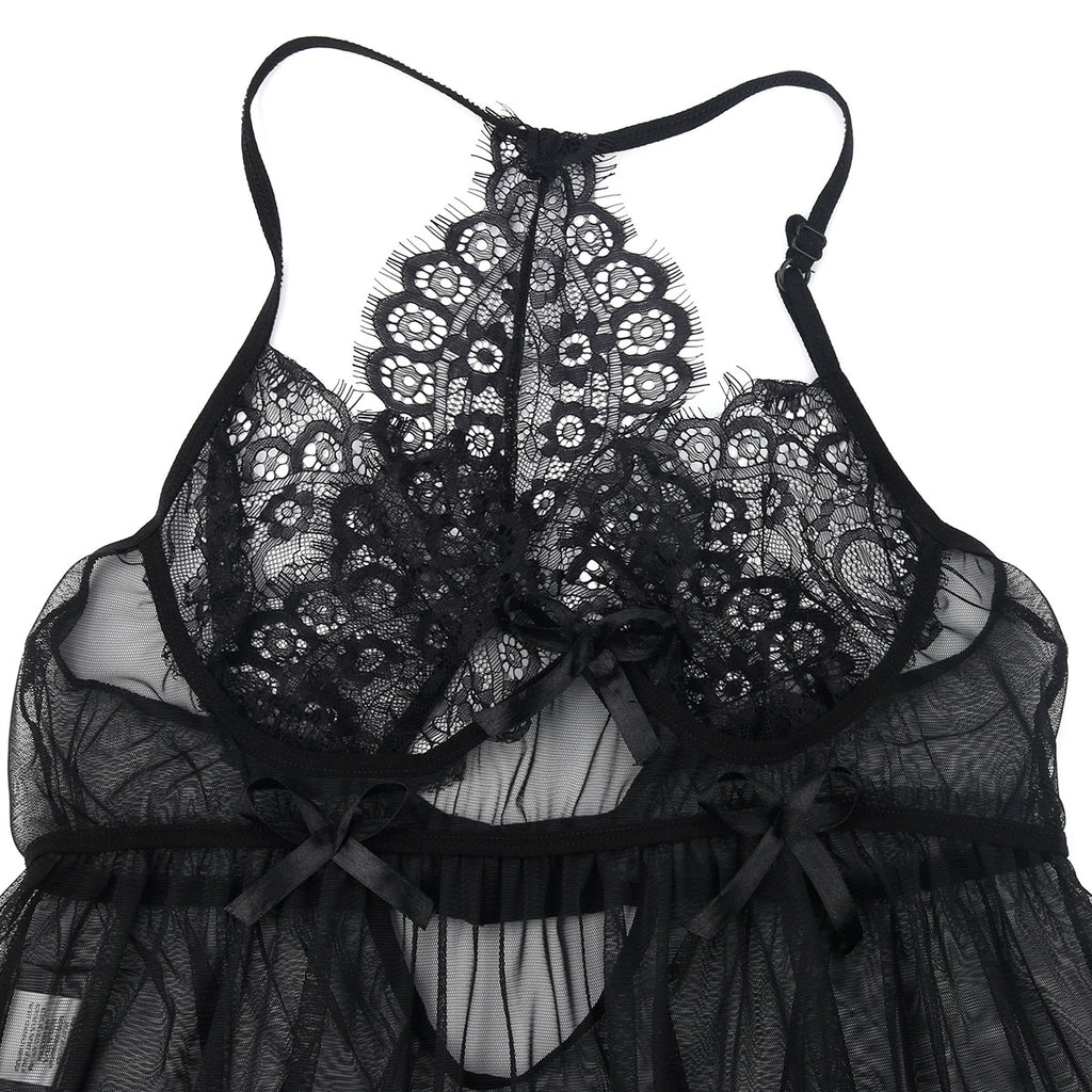 Women's Lace Lingerie Nightgown