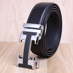 Men's Premium Leather Belt with Automatic Buckle