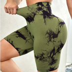 Women's Tie Dye Yoga Shorts