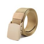 Men's Outdoor Canvas Belt with Automatic Buckle