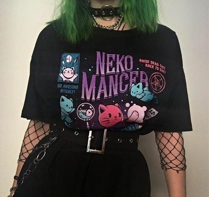 Women's NEKO MANCER Graphic T Shirt