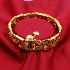 Men's Personalized Gold Geometric Bracelet