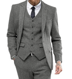 Men's Suit 3-Piece Set for Business and Weddings