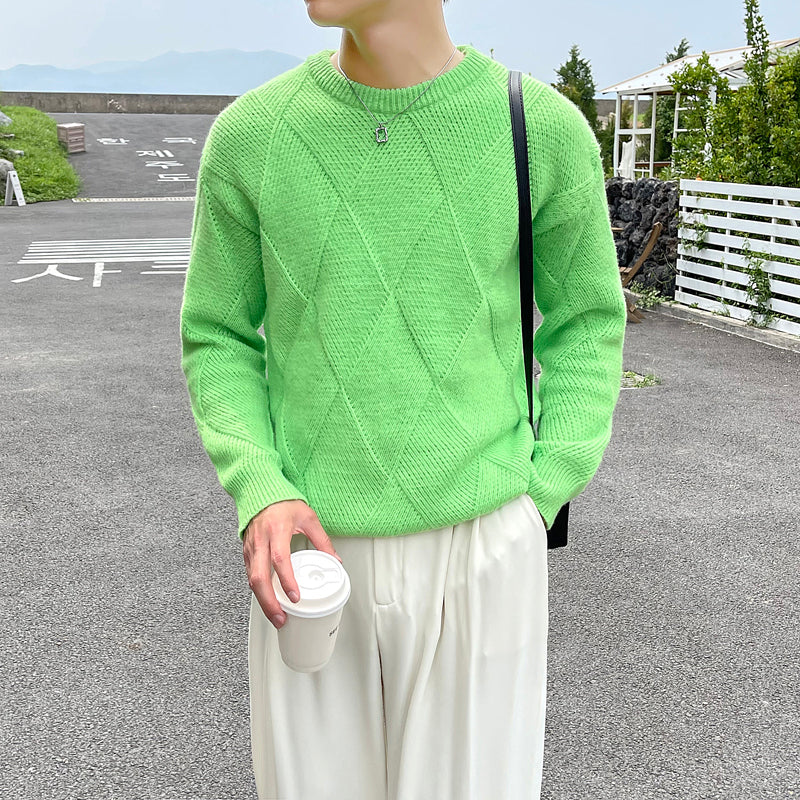 Women's Round Neck Long Sleeve Knit Tops