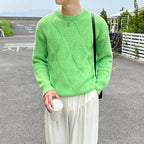 Women's Round Neck Long Sleeve Knit Tops
