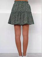 Women's Floral A line Beach Printed Mini Skirt
