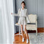 Women's Tweed Jacket & Pleated Shirt Set