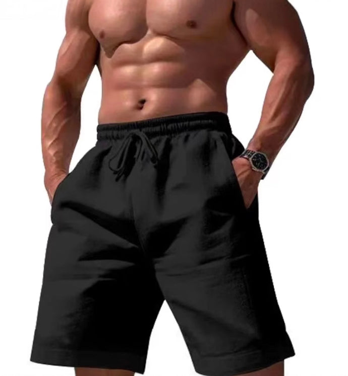 Men's Loose Linen Cotton Shorts