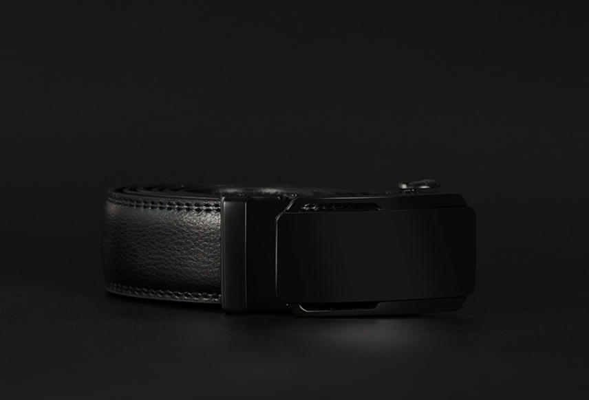Men's Genuine Leather Automatic Buckle Belt