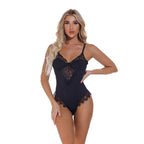 Women's Steel Ring Jumpsuit Lingerie Women's Lingerie Unbranded Black M