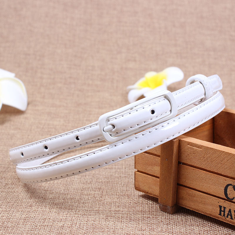 Slim Women's Belt with Fashionable Candy Colors