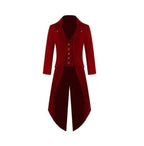 Men's Long-sleeved Irregular Solid Color Tuxedo