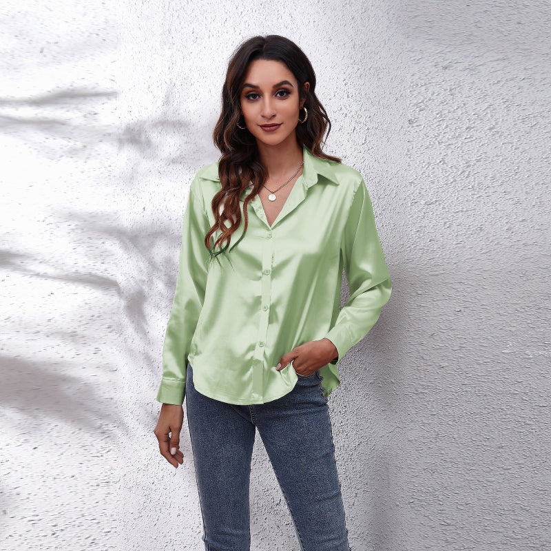 Women's Satin Shirt