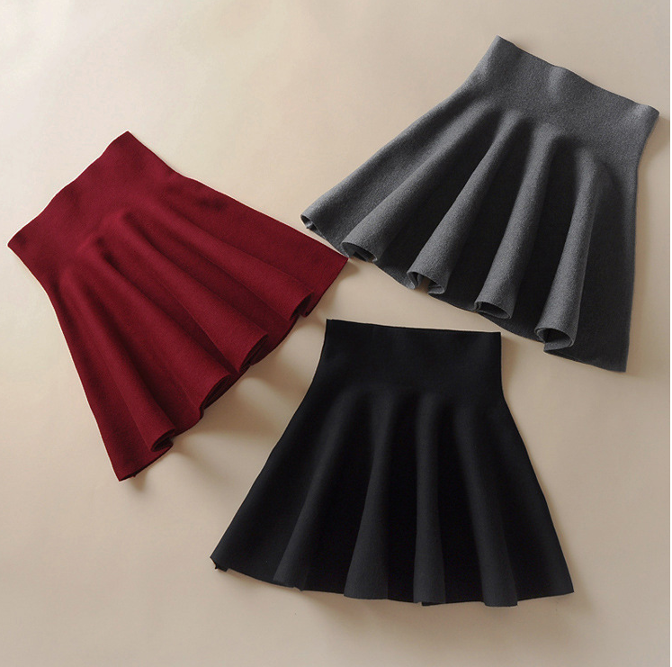 Women's Knitted Under Midi Skirt Women's Skirt Unbranded