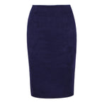 Women's Suede Midi Skirt