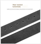 Men's Genuine Leather Belt with 3.8cm Width
