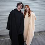 Woolen Loose Cape Tops Unisex ILLUSION CO