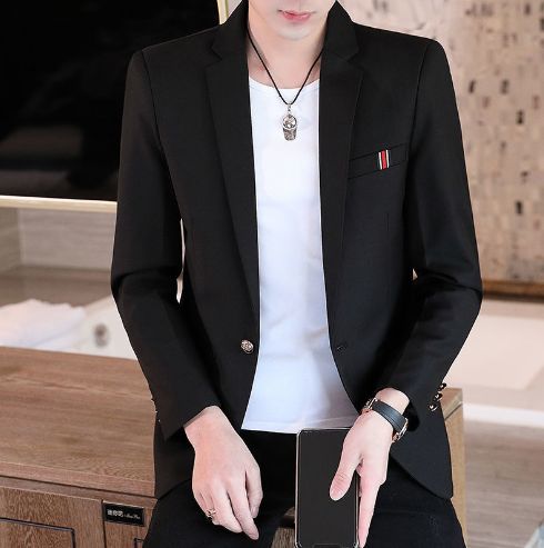 Men's Slim Fit Casual Suit Coat for Comfort and Style