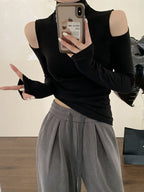 Women's Slim Long Sleeve Turtleneck T Shirt