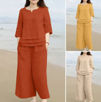 Women's Loose Shirt Trousers Suit