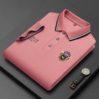 Men's Casual Short Sleeve Embroidered Tops