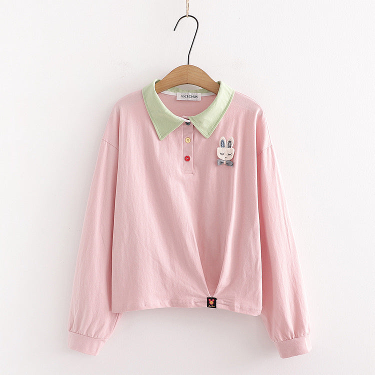Women's Irregular Long Sleeve T Shirt