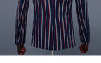 Men's Colorful Double Stripe Tuxedo Suit Set Men's Suits & Tuxedos Unbranded