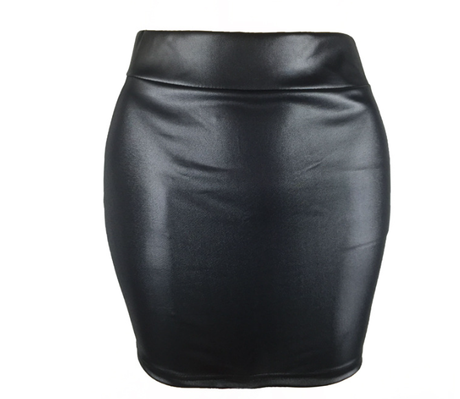 Women's PU Bodycon Leather Skirt Women's Skirt Unbranded Main image