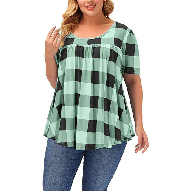 Women's Plus Size Casual Loose Tops