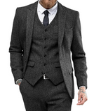 Men's Suit 3-Piece Set for Business and Weddings