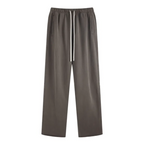 Men's Straight Leg Sweatpants Men's Sweats & Trackpants Unbranded Washed Brown XL