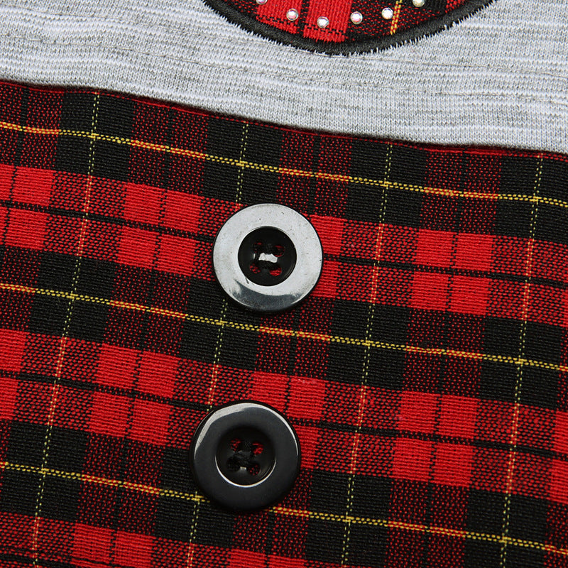 Girls Checkered Tops