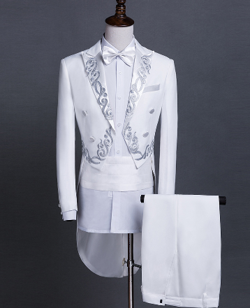 Men's Tuxedo Suit for Performers and Hosts