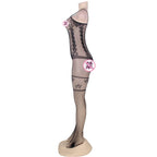 Women's Lingerie Jacquard Bodystocking Fishnet Tights
