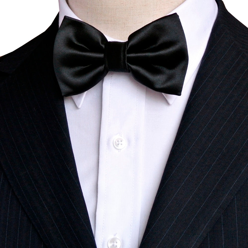 Men's Solid Color Silk Bow Tie