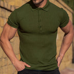 Men's Casual Short Sleeved Polo Shirt