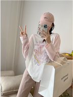 Women's Japanese Long Sleeve T Shirt