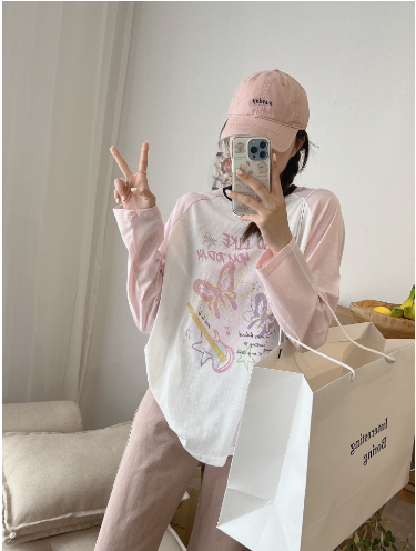 Women's Japanese Long Sleeve T Shirt