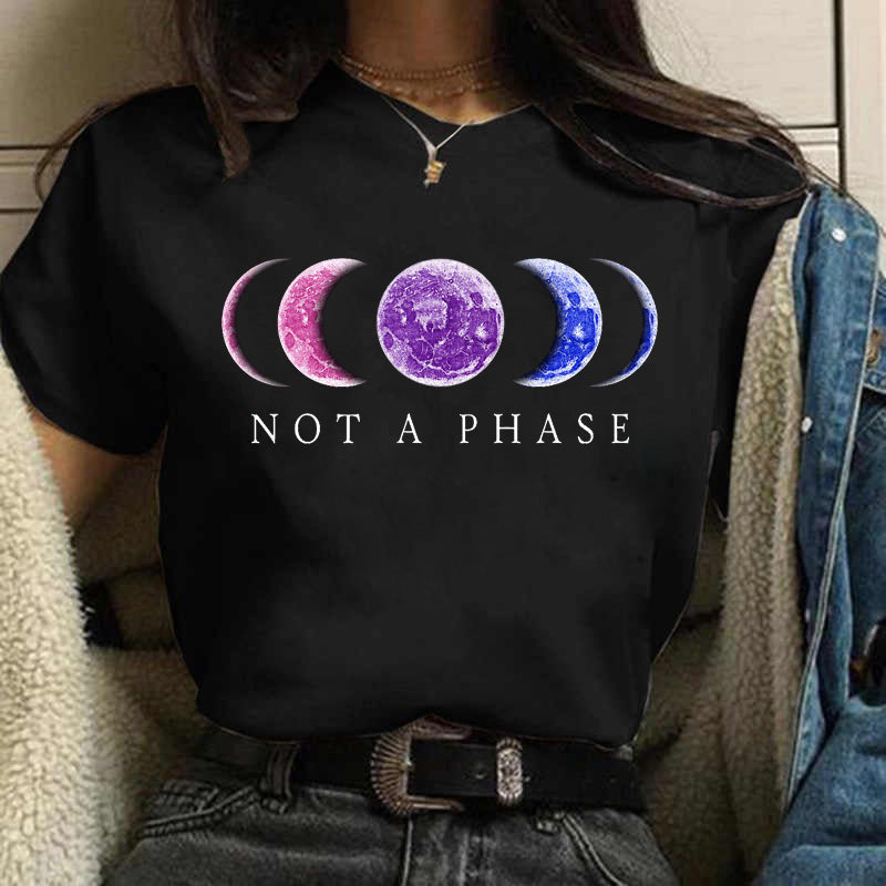 Women's Aesthetic Universe Planets Graphic T Shirt
