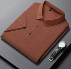 Men's Textured Polo Shirt