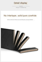 Men's Genuine Leather Belt with 3.8cm Width