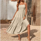 Multi Layer Chiffon Swing Dress Women
