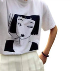 Anime Smoking  Girl Tshirt