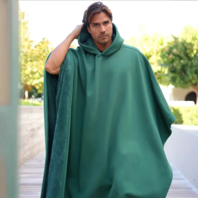 Woolen Loose Cape Tops Unisex ILLUSION CO
