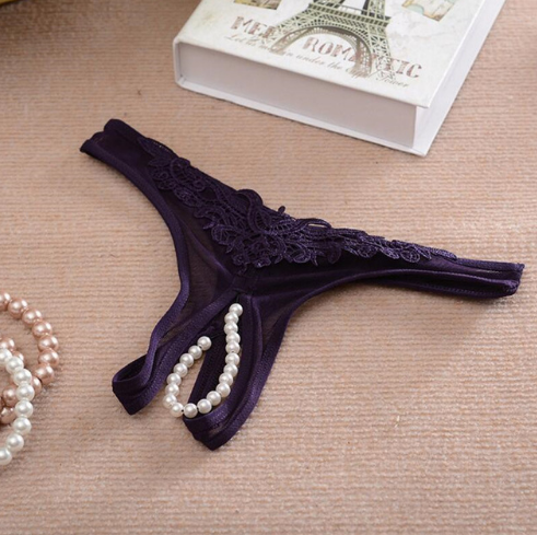 Women's Pearl Lingerie Open Crotch Erotic Underwear Women's Lingerie Unbranded