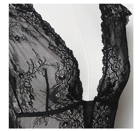 Women's Lingerie Set With Lace Bodysuit Women's Lingerie Unbranded